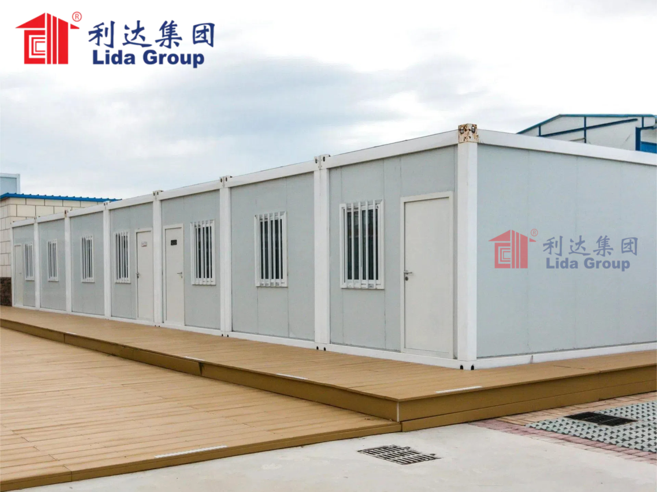 Installation Drawing or Guide on Site Container House Prefabricated Building